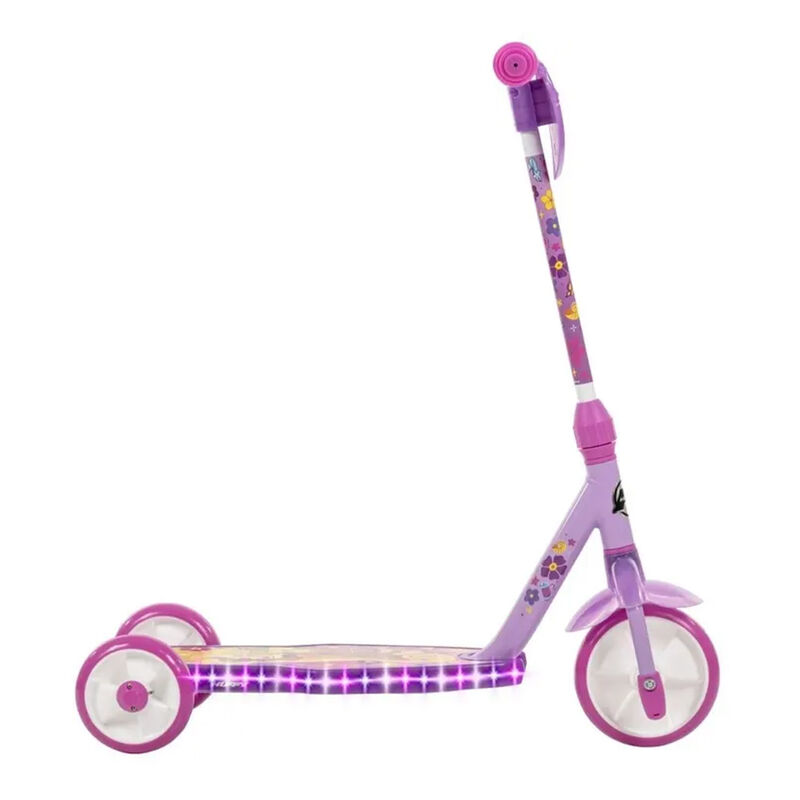 Disney Princess Light Up 3-Wheel Scooter - Purple image number 2