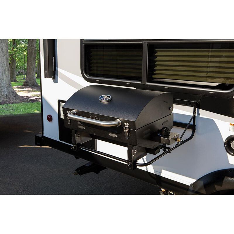 Portable RV Barbeque Grill, Black image number 1