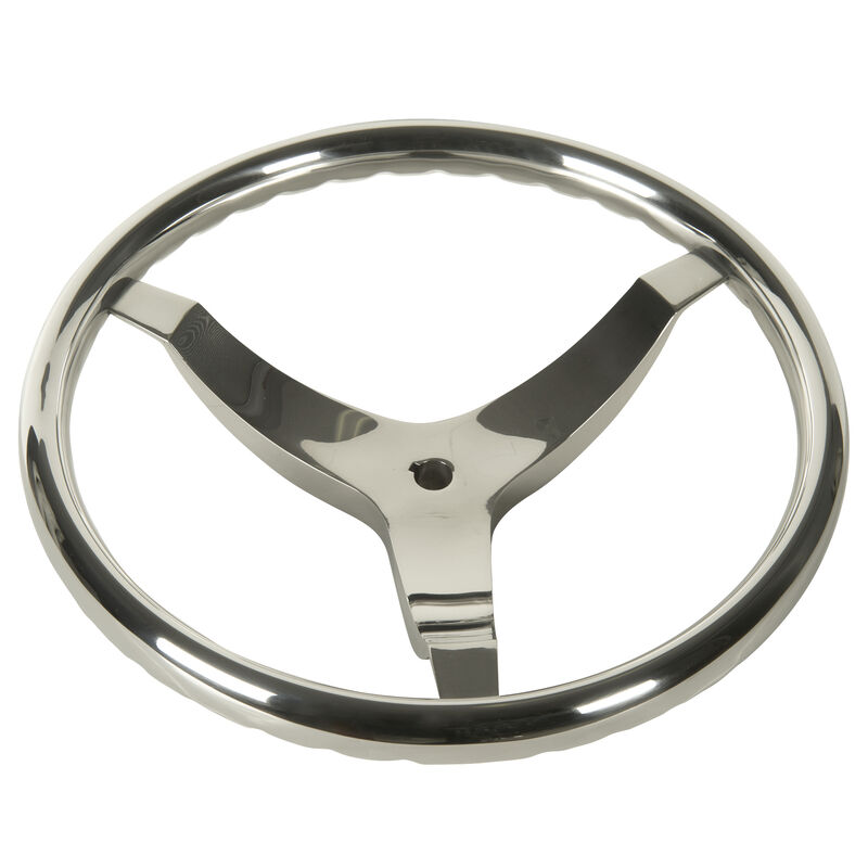 Schmitt Vision FX 15-1/2" Stainless Steel Steering Wheel image number 1