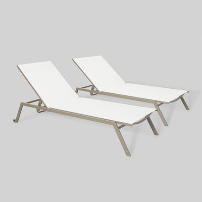 Ostrich Princeton Outdoor Chaise Lounge 2-Pack