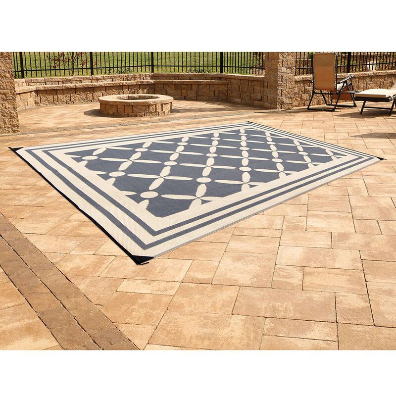 Reversible Windmill Design Patio Mat image number 11