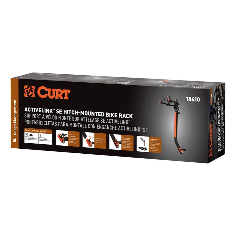 CURT ActiveLink SE Hitch-Mounted Two-Bike Rack image number 4
