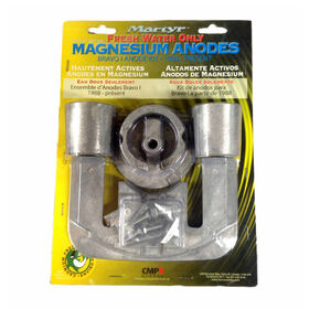 Martyr Mercury Anode Kit for Bravo I Engines, 1988-Present - Magnesium