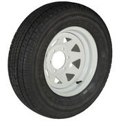 Goodyear Endurance ST225/75 R 15 Radial Trailer Tire, 6-Lug White Spoke Rim