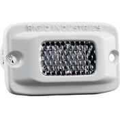 Rigid Industries Marine SR-M White LED Diffused Spreader Light, Flush-Mount