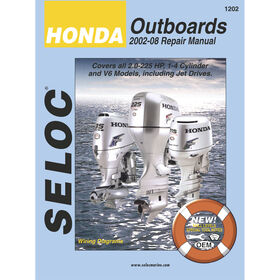 Seloc Marine Outboard Repair Manuals for Honda '02 - '14 All Outboard Engines
