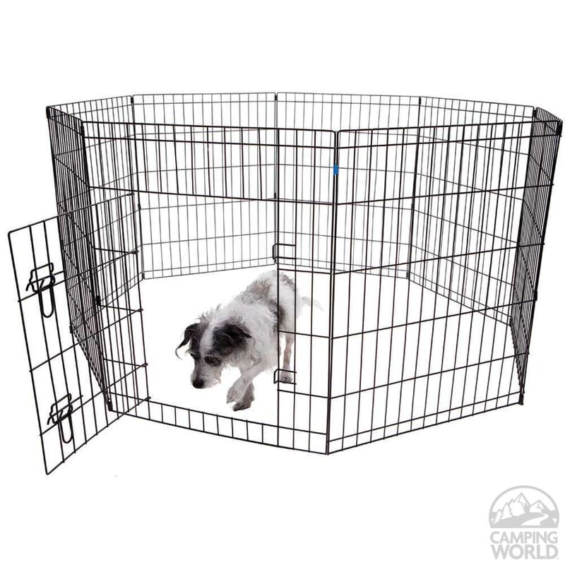8 Panel Playpen for Small Dogs and Pets, 30&quot;H image number 5