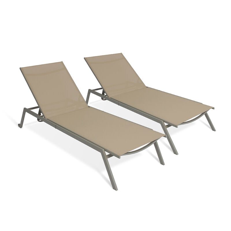 Ostrich Princeton Outdoor Chaise Lounge 2-Pack image number 7