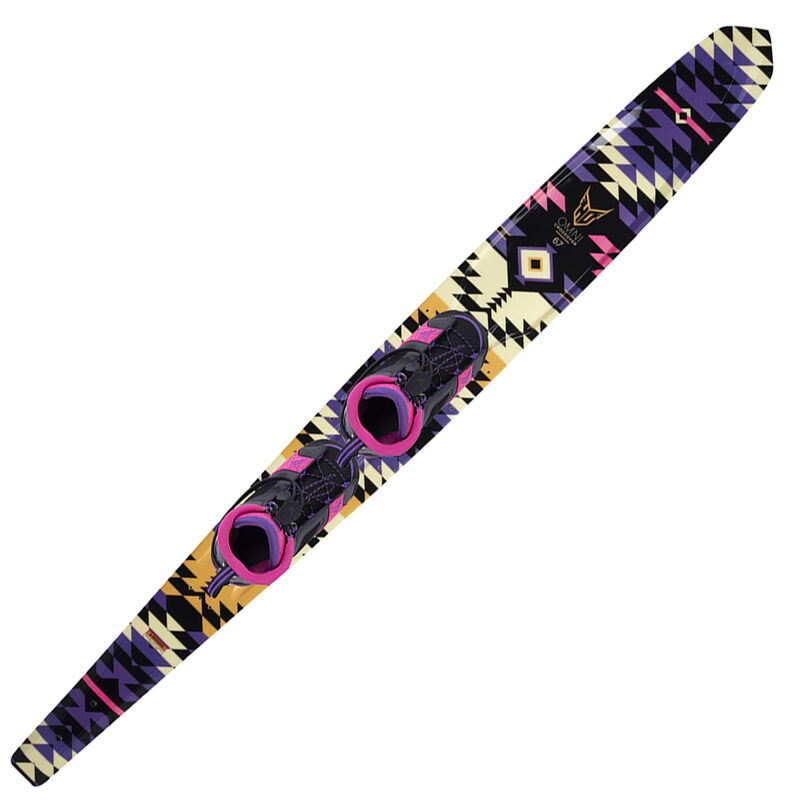 HO Women's Omni Slalom Waterski With Double Free-Max Bindings image number 1