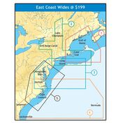 C-MAP NT+ Wide Map, Passamaquoddy Bay To Narragansett Bay