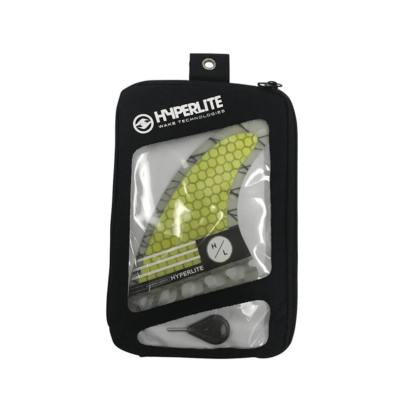 Hyperlite 4.75 Carbon Surf Fin Set with Key, 3-Pack image number 2