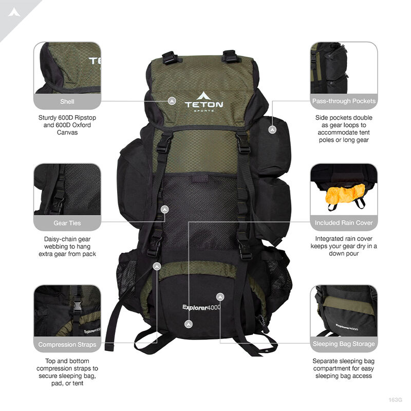 Teton Sports Explorer 4000 Backpack image number 11