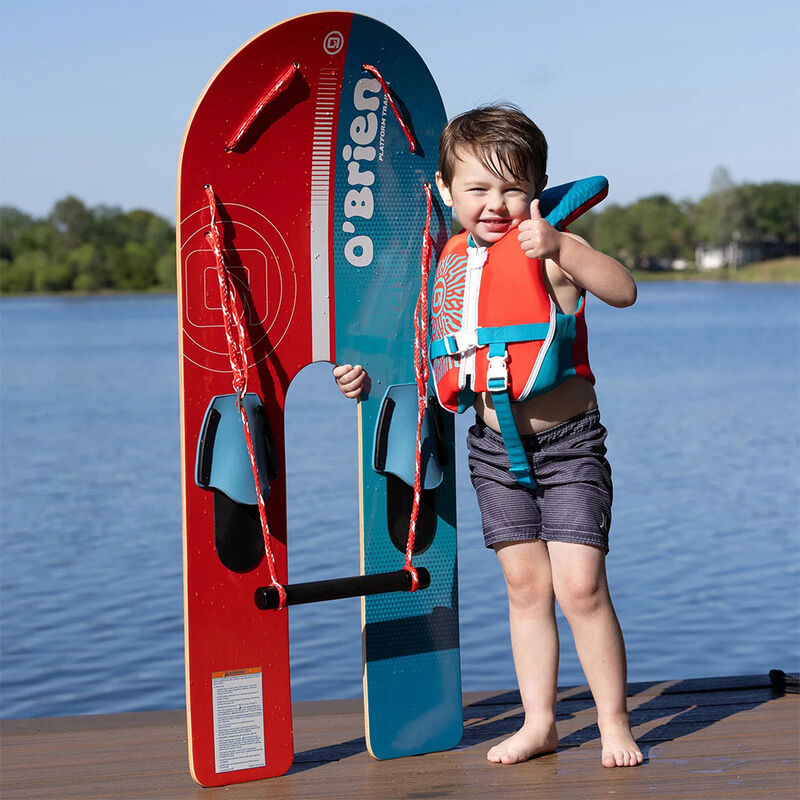 O'Brien Platform Trainer Waterski, Red/Blue image number 2