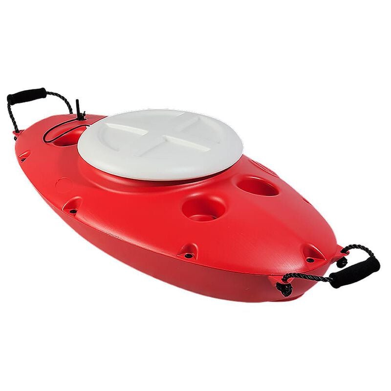 CreekKooler 30-Quart Floating Cooler, Red image number 1
