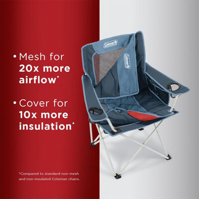 Coleman All-Season Folding Camp Chair with Removable Insulated Cover