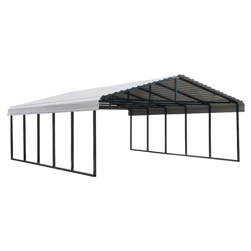 ShelterLogic Arrow Carport, 20'W x 24'L x 7'H image number 1