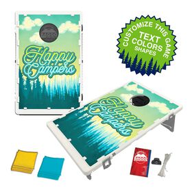 Baggo Happy Camper Tree Line Portable 2x3 Cornhole Game