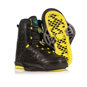 Liquid Force Aero 6X Wakeboard Binding, Black 10-11