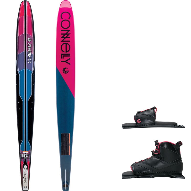 Connelly Women's Concept Slalom Waterski With Shadow Binding And Rear Toe Plate image number 1