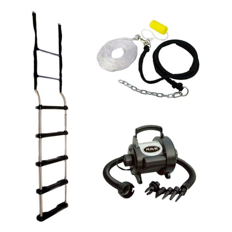 RAVE 20' Aqua Jump 200 Water Trampoline, Northwoods Edition image number 4