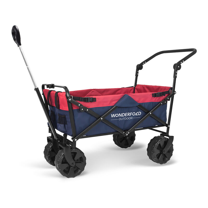 Wonderfold Outdoor S2 Push and Pull Utility Folding Wagon with Wide Beach Tires image number 17