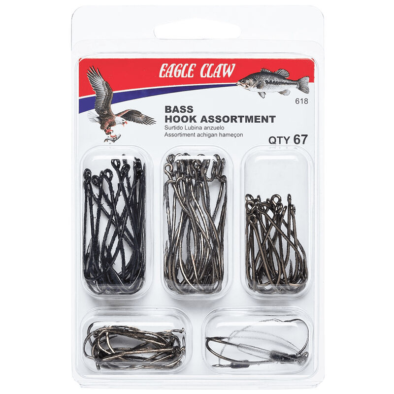 Eagle Claw Bass Hook Assortment image number 1