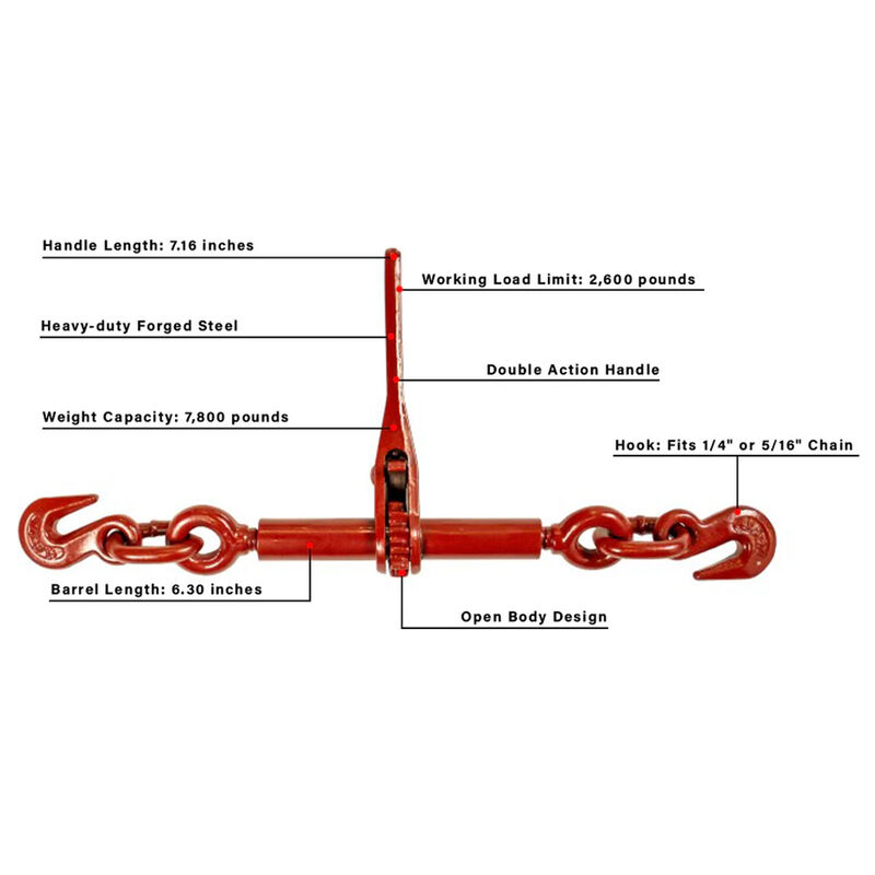 BulletProof Light-Duty 1/4"-5/16" Ratchet Binder image number 5