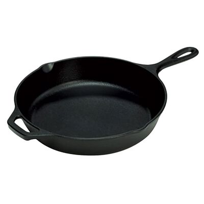 Lodge Cast Iron Seasoned Skillet with Assist Handle, 15"
