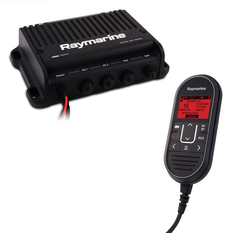 Raymarine Ray91 Modular Dual-Station VHF Black Box Radio System w/ AIS image number 1