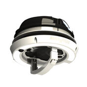 MaxxAir MaxxFan Dome Plus with Cool White LED Lighting, Black