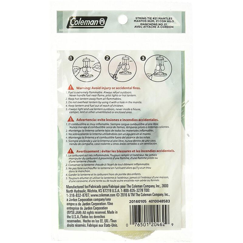 Coleman Replacement Tie Mantles, 4-Pack image number 2