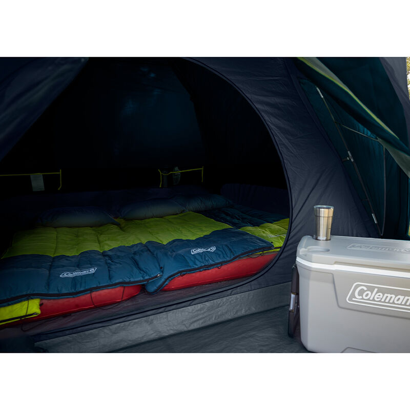 Coleman Skydome 6-Person Screen Room Camping Tent with Dark Room Technology image number 7