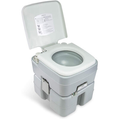Portable Travel Toilet for Camping and Hiking (5.3 Gal/20 L)