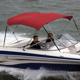 Shademate Bimini Top Polyester Fabric and Boot Only, 3-Bow 6'L, 36"H, 91"-96"W