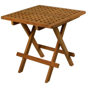 SeaTeak Folding Deck Table