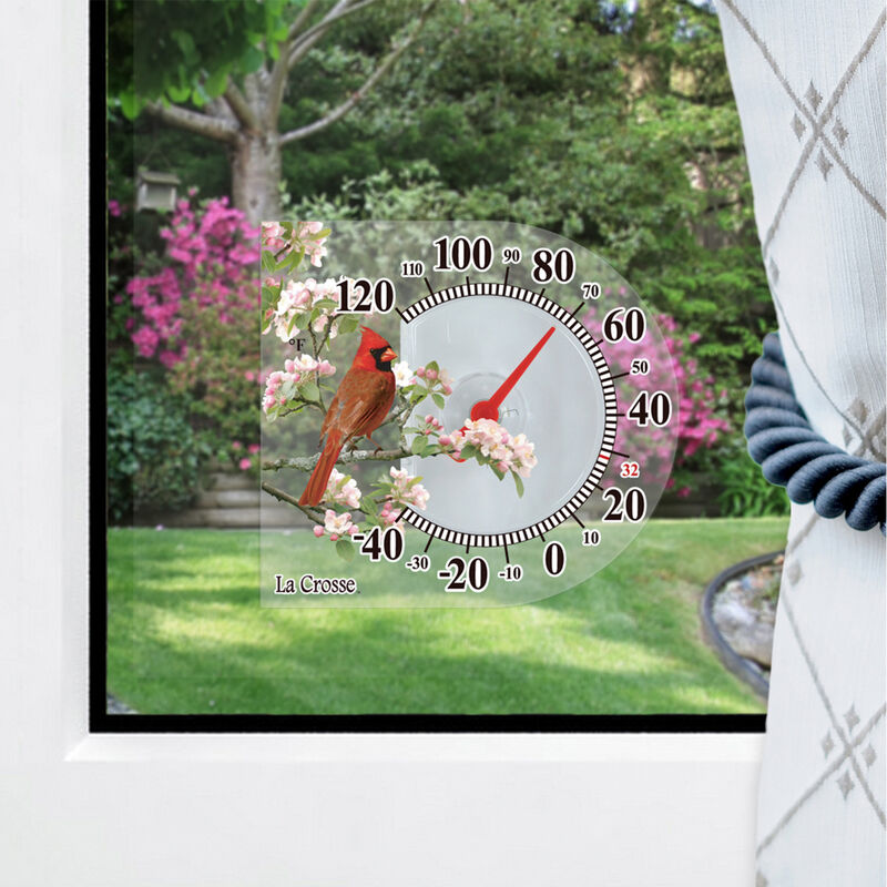 La Crosse 6" Outdoor Window Thermometer image number 2