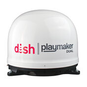 DISH Playmaker Dual Portable Satellite Antenna, White