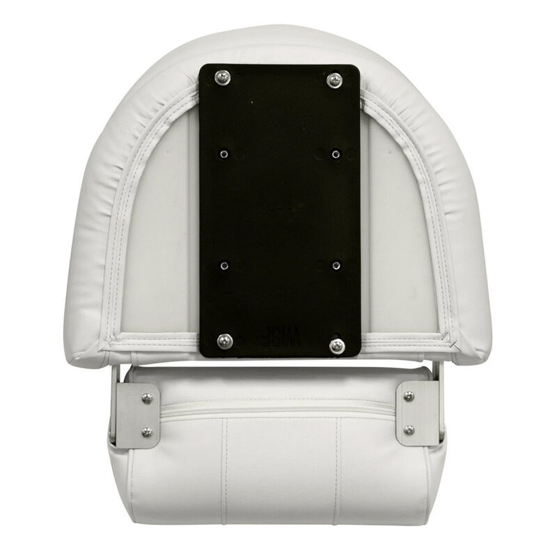 Wise Deluxe Series Pontoon Bucket Seat with Flip-Up Bolster image number 4