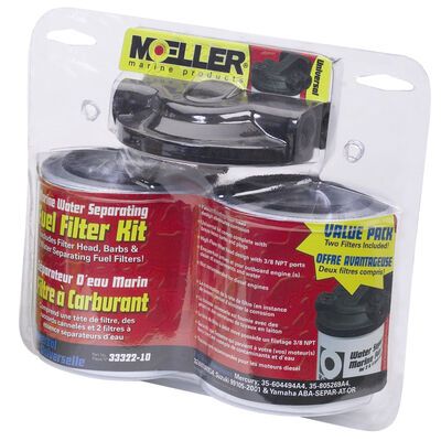 Moeller Universal Water Separating Fuel Filter Kit With Two Filters