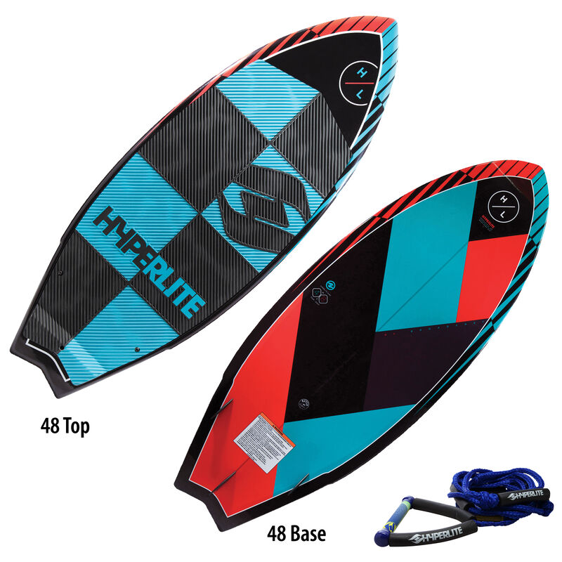 Hyperlite Broadcast Wakesurfer With Rope And Handle image number 1