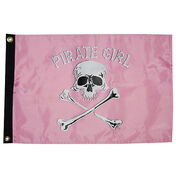 Pirate Girl Pink, 12" x 18"