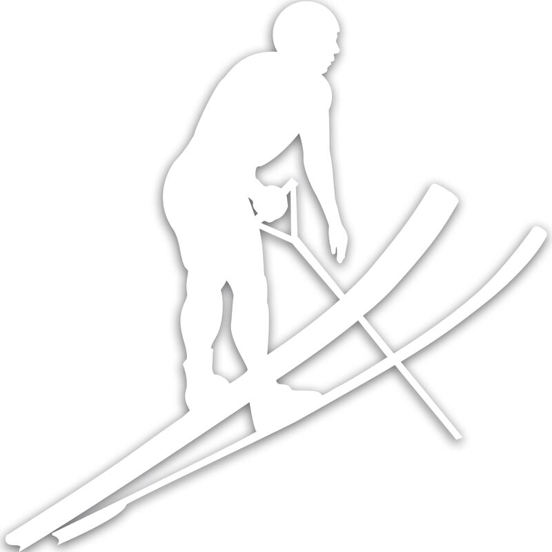 Jump Skier Decal image number 3