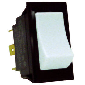 Sierra White Rocker Switch On/Off/On, Sierra Part #RK40170W
