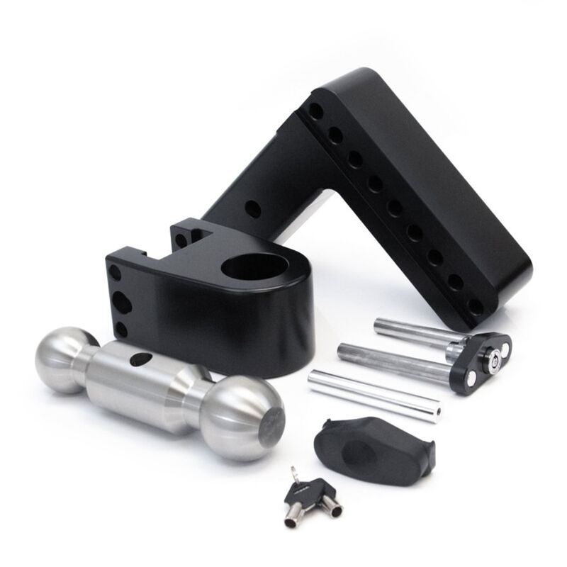 Weigh Safe 180° Drop Hitch w/Black Cerakote Finish and Chrome-Plated Steel Balls image number 2