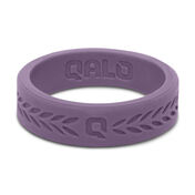 QALO Women's Lilac Laurel Q2X Silicone Ring