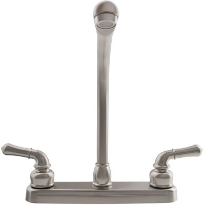  Dura Faucet Classical Hi-Rise RV Kitchen Faucet, Brushed Satin Nickel