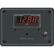 Blue Sea Systems Digital DC Voltmeter Panel, 7 - 60V DC