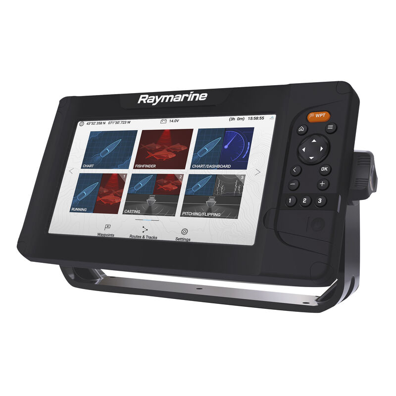 Raymarine Element 9 HV GPS Fishfinder w/Navionics Nav+ US & Canada Charts, no transducer image number 5
