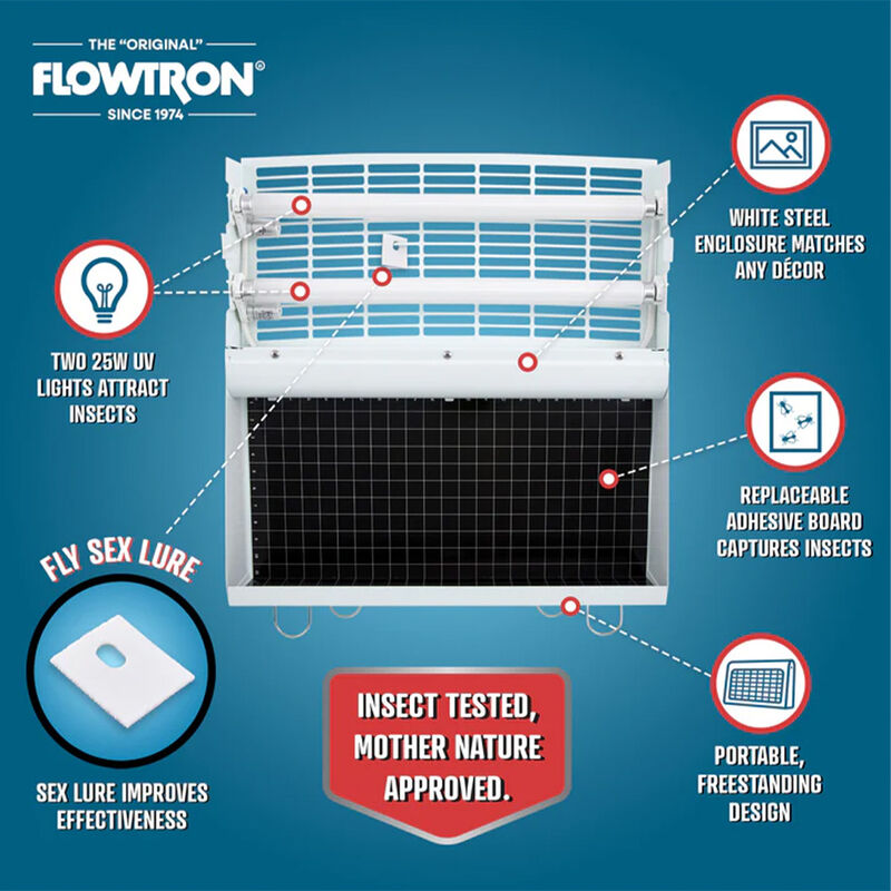 Flowtron 30W Portable Indoor Electric Insect Trap  image number 2