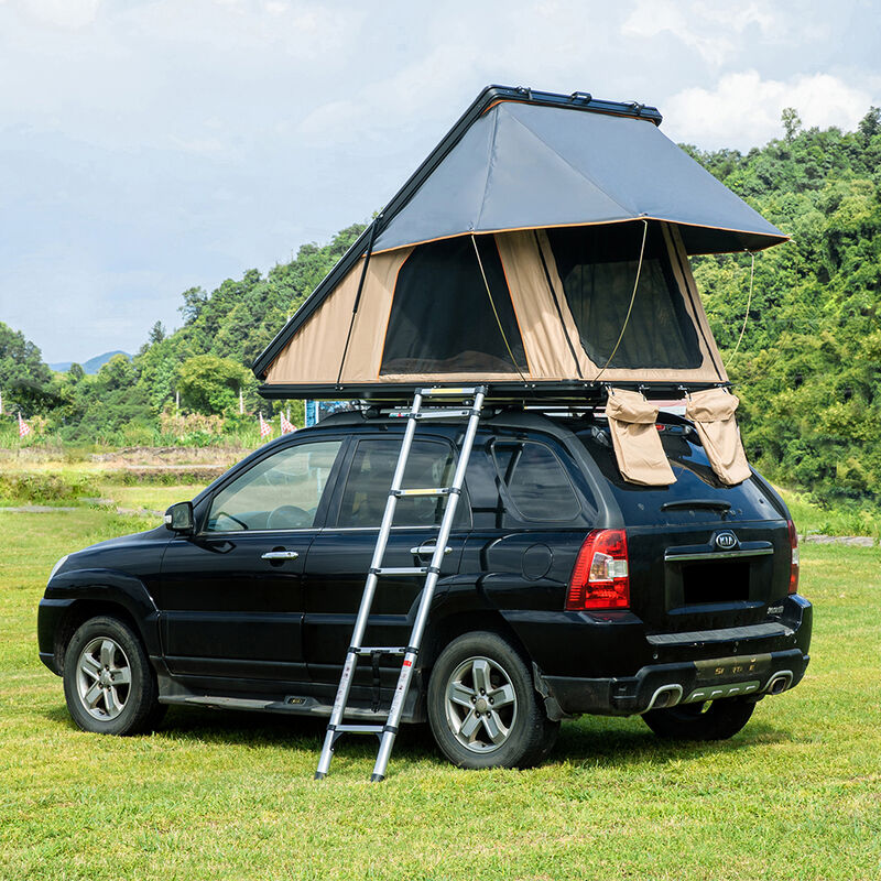 Trustmade Max Hardshell Rooftop Tent, Black/Beige image number 7